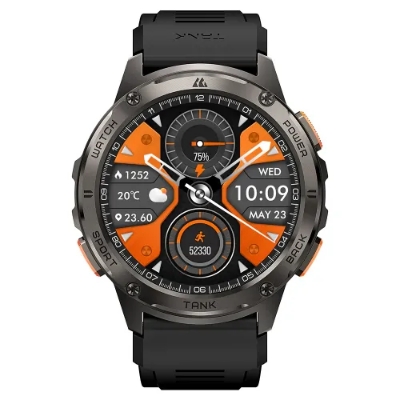 Picture of KOSPET TANK T3 1.43″ HD AMOLED With 130+ Sports Modes Military-Grade Smart Watch - Black