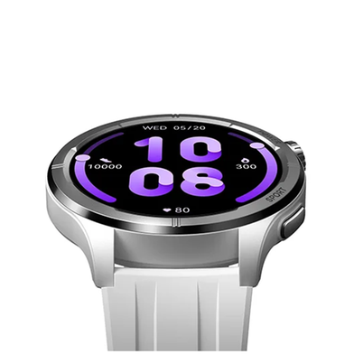 Picture of Haylou Solar Neo 1.53" Bluetooth Calling Smart Watch (Silicone+Woven) Strap- Silver