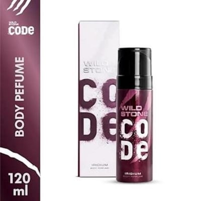 Picture of Wild Stone - Code Iridium No Gas Body Perfume For Men, Long Lasting Intense Fragrance - 120ml
