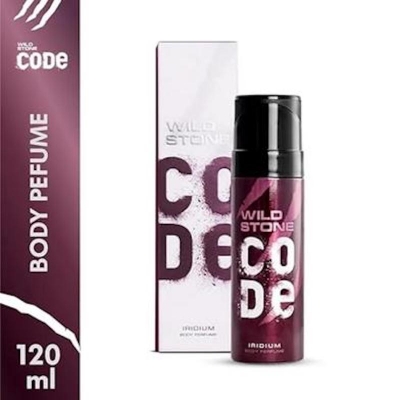 Picture of Wild Stone - Code Iridium No Gas Body Perfume For Men, Long Lasting Intense Fragrance - 120ml