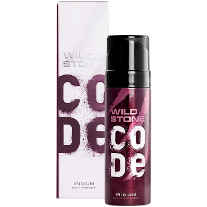 Picture of Wild Stone - Code Iridium No Gas Body Perfume For Men, Long Lasting Intense Fragrance - 120ml