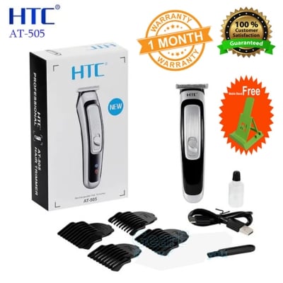 Picture of HTC AT-505 zero cutting Men & women Hair Trimmer USB Charge Hair Clippers Beard Trimmer Professional.
