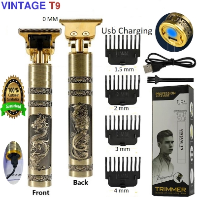 Picture of T9 Vintage USB C type cable with Rechargeable metal body Trimmer