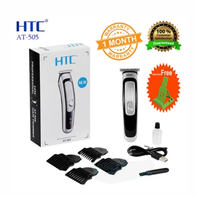 Picture of HTC AT-505 zero cutting Men Hair Trimmer USB Charge Hair Clippers Beard Trimmer Professional.