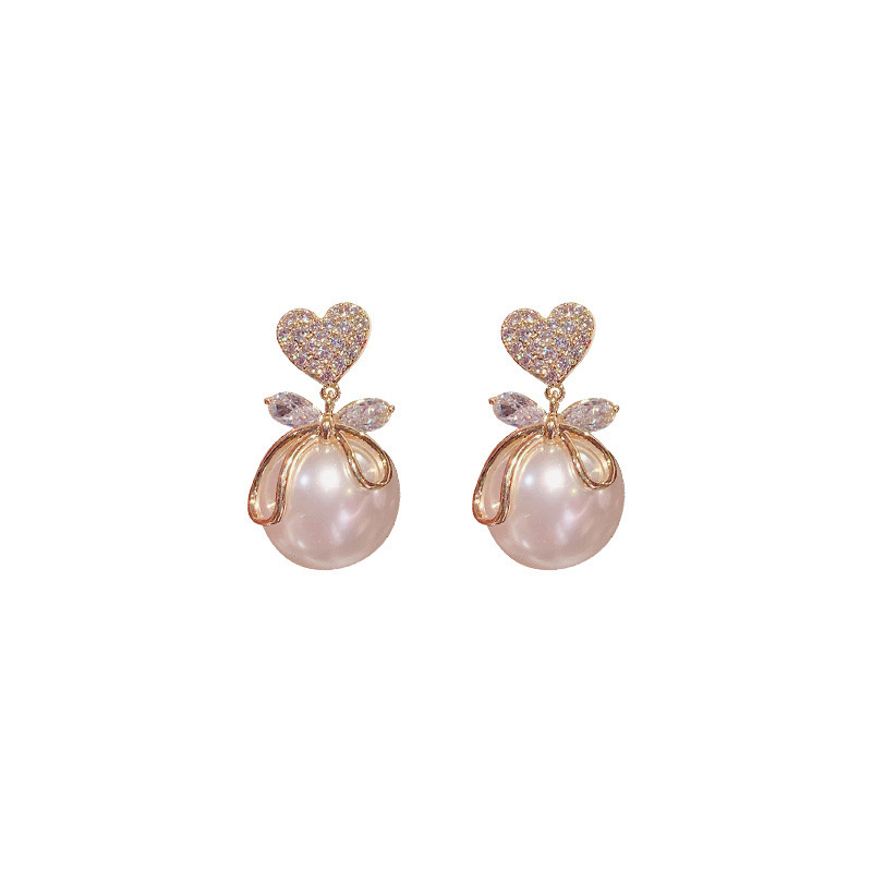 Picture of Pearl Ear Jewelry Style Elegant Earrings for Women
