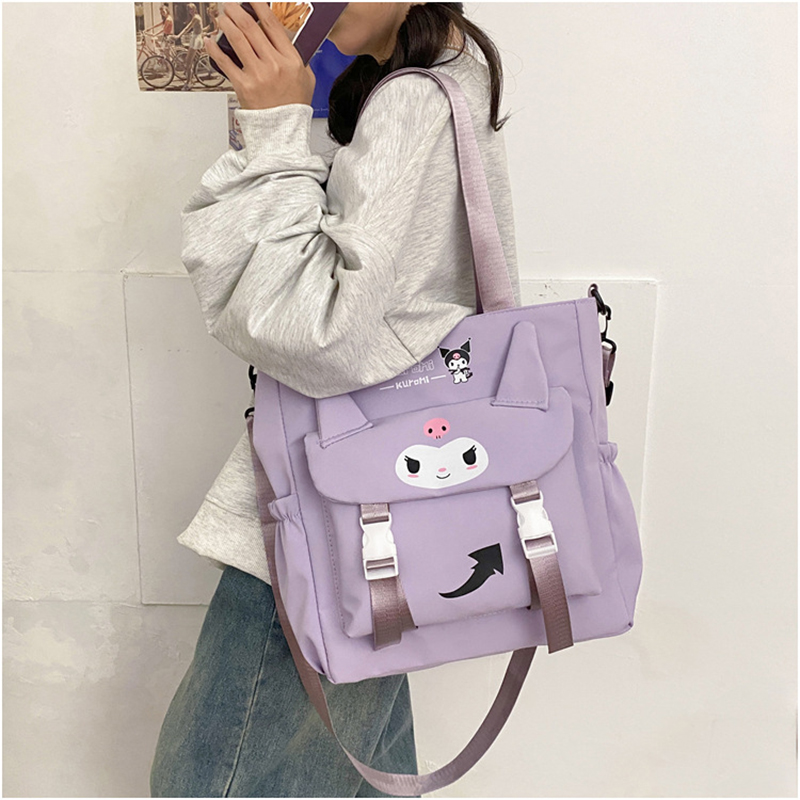 Picture of Cute Cartoon Animal Print Multipurpose Backpack for Girls