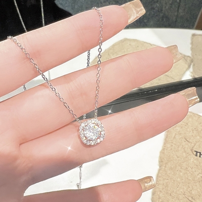 Picture of Necklace Female Princess Light Luxury Titanium Steel Colorless Clavicle Chain