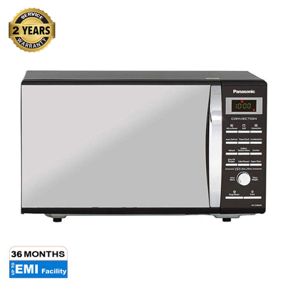 Picture of Panasonic 27 Liter 1400W Convection Microwave Oven Black Mirror Finish, Rotisserie (NN-CD684)