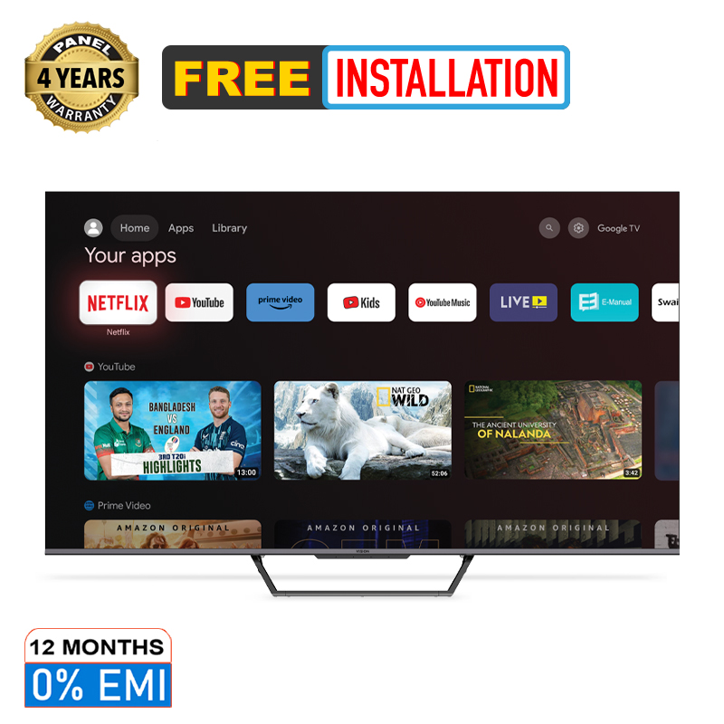 Picture of VISION 65" QLED TV Google Android 4K PQ1 Galaxy Pro