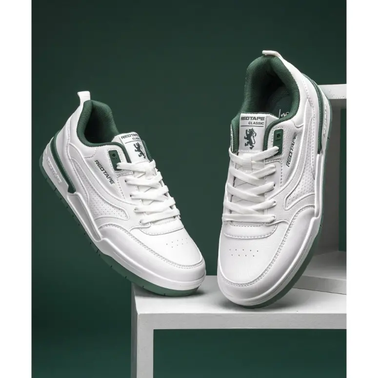 Picture of Redtape/ Red Tape Classic Lifestyle Sneakers White Green RDT 07