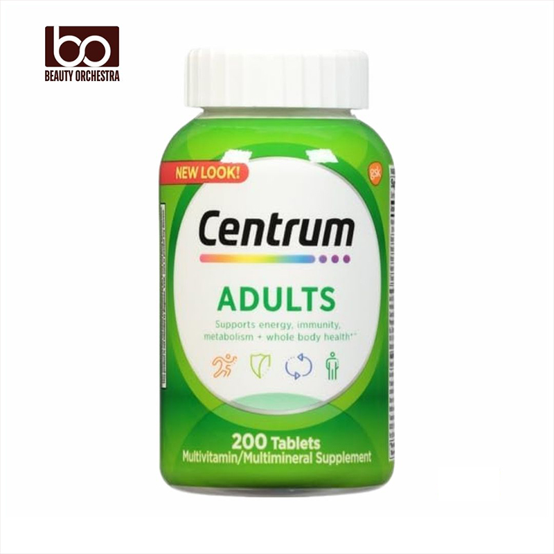 Picture of Centrum Adult Multivitamin/Multimineral Supplement with Antioxidants, Zinc, Vitamin D3 and B Vitamins, Gluten Free, Non-GMO Ingredients - 200 Count