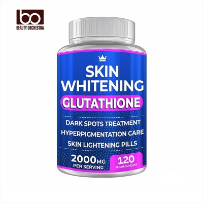 Picture of Crown Cosmetics Glutathione Skin Whitening Pills - 120 Capsules 2000mg Glutathione - Effective Skin Lightening Supplement - Dark Spots Melasma & Acne Scar Remover, Hyperpigmentation Treatment - Anti-Aging Antioxidant