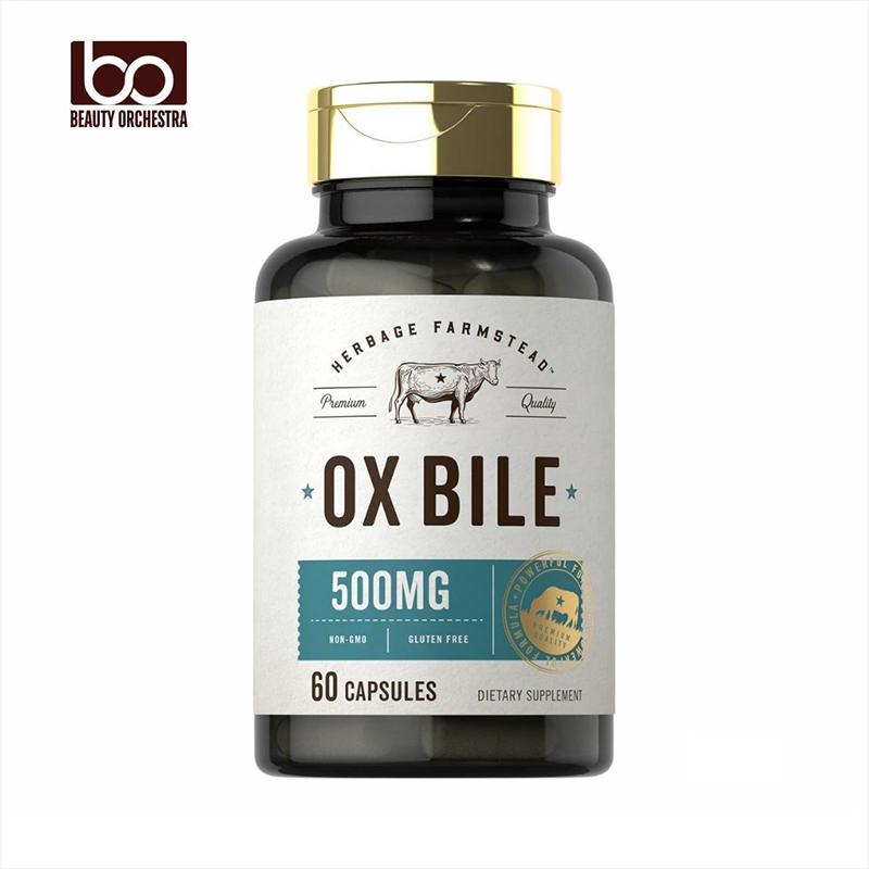 Picture of Carlyle Ox Bile Supplement | 500mg | 60 Capsules | Digestive Enzyme | Non-GMO & Gluten Free