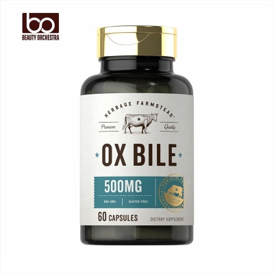 Picture of Carlyle Ox Bile Supplement | 500mg | 60 Capsules | Digestive Enzyme | Non-GMO & Gluten Free