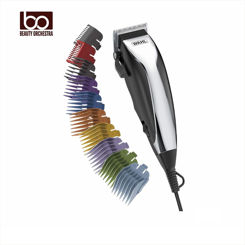 Picture of Wahl Home Haircutting Corded Clipper Kit with Adjustable Taper Lever and 10 Color Coded Guards for Easy Clipping & Trimming