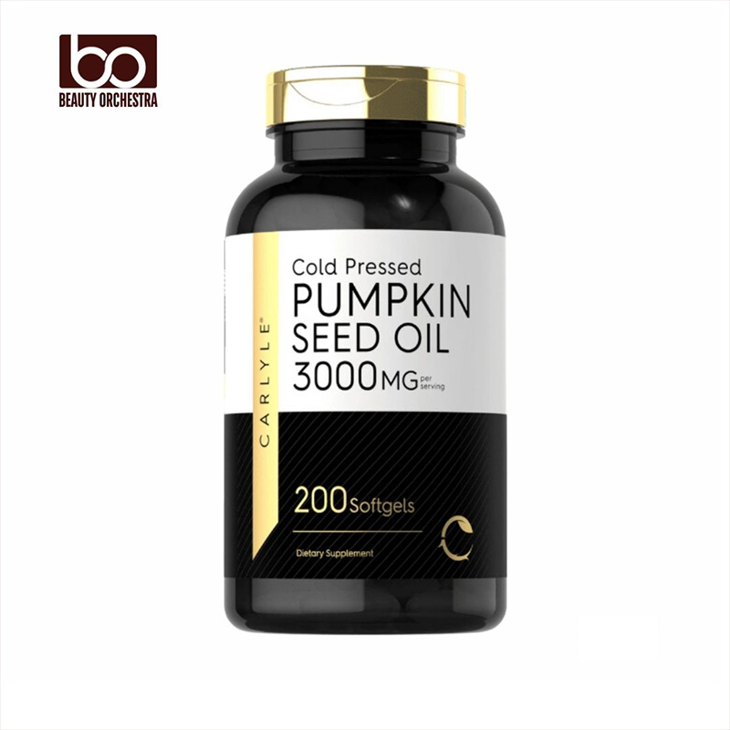Picture of Carlyle Cold Pressed Pumpkin Seed Oil | 3000 mg | 200 Softgels