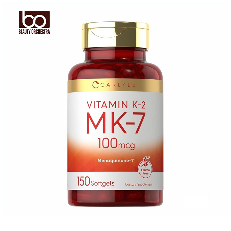 Picture of Carlyle Vitamin K2 MK7 100 mcg | 150 Softgels | Non-GMO Gluten Free Supplement