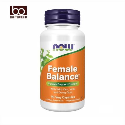 Picture of NOW Foods Supplements Female Balance™ with Wild Yam Vitex Dong Quai GLA Vitamin B-6 and Folate 90 Capsules