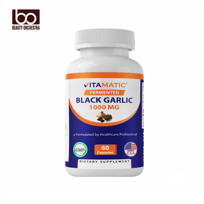 Picture of Vitamatic Fermented Black Garlic Extract 1000 mg 60 Capsules