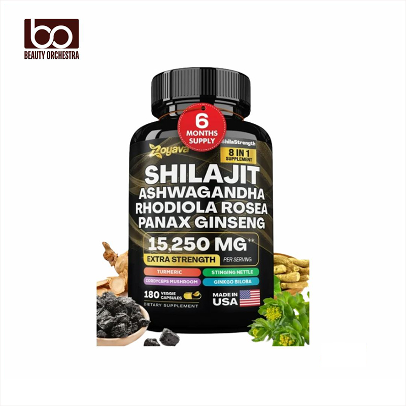 Picture of Zoyava Shilajit Panax Ginseng Ashwagandha  (15,250 MG - 180 Caps)