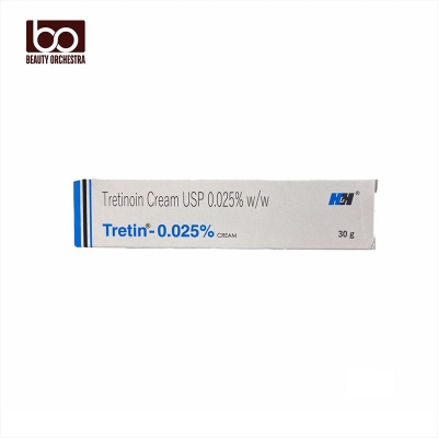 Picture of Tretin 0.025% Cream for acne treatment and pores-30 gram