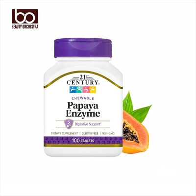 Picture of 21st Century Papaya Enzyme Chewable 100 Tablets