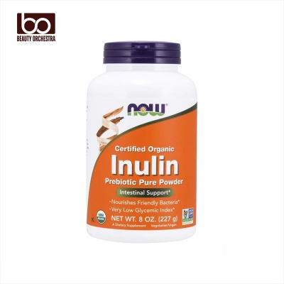 Picture of Now Certified Organic Inulin Powder Prebiotic Pure Powder 227g