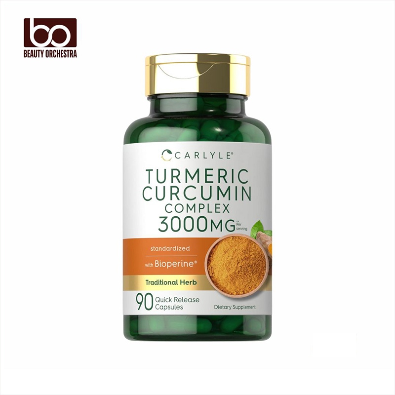 Picture of Carlyle Turmeric Curcumin with Black Pepper 3000mg 90 Powder Capsules