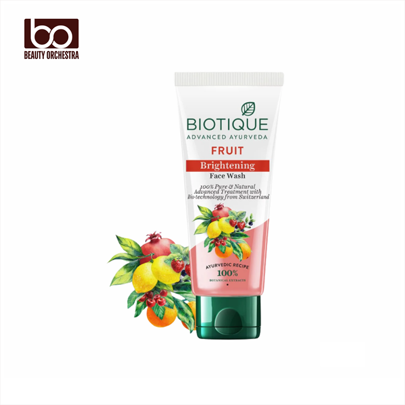 Picture of Biotique advanced ayurveda fruit brightening face wash ( exp. date 10/25) - 100ml