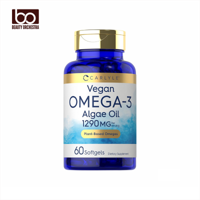 Picture of Carlyle Vegan Omega 3 Algae Oil 1290 mg 60 Softgels