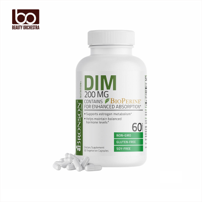 Picture of Bronson DIM 200 MG Supplement BioPerine for Enhanced Absorption, Estrogen Metabolism & 60 Vegetarian Capsules