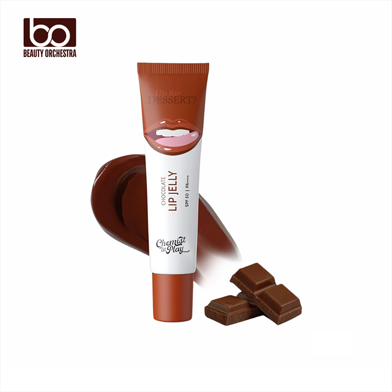 Picture of Chemist At Play Chocolate Tinted Lip Balm for Dry Chapped & Pigmented Lips Gives 24 hours moisturization | SPF 50 PA+++ 10gms