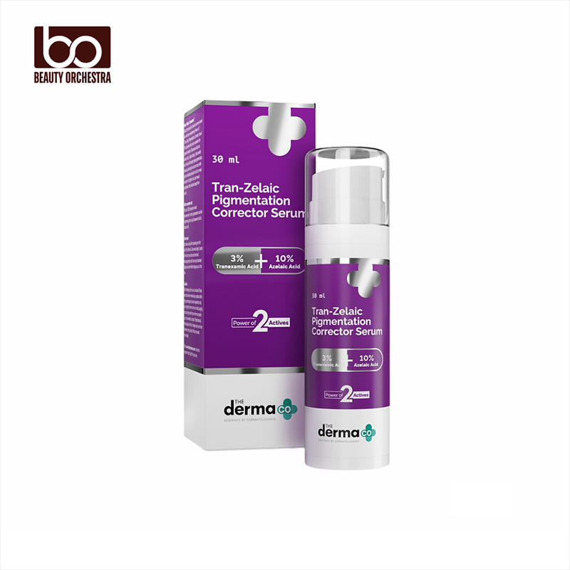 Picture of The Derma Co. Tran-Zelaic Pigmentation Corrector Serum with 3% Tranexamic Acid & 10% Azelaic Acid - 30g
