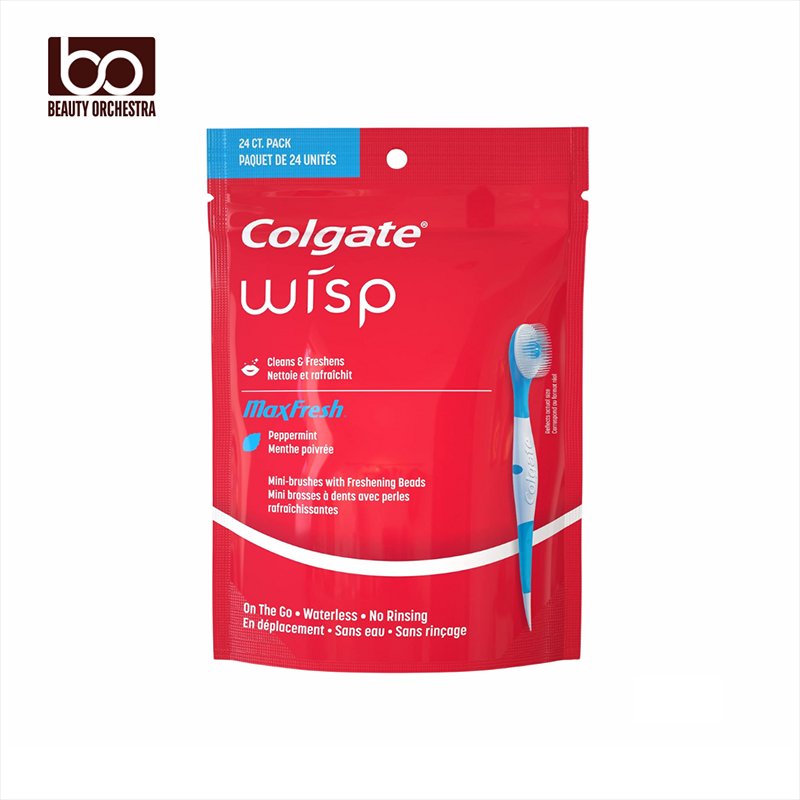 Picture of Colgate Max Fresh Wisp Disposable Mini Toothbrush Peppermint 24 Count