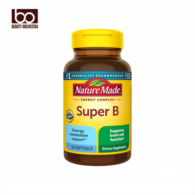 Picture of Nature Made Super B Energy Complex Dietary Supplement for Brain Cell Function Support 60 Softgels