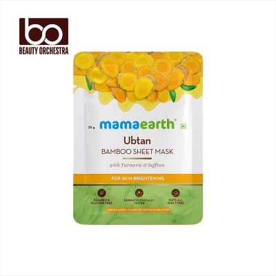 Picture of Mamaearth Ubtan Bamboo Sheet Mask - 25g
