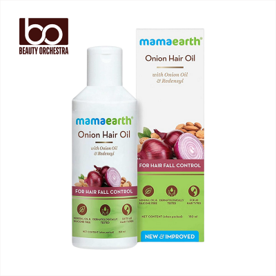 Picture of Mamaearth Onion Hair Oil for Hair Growth & Hair Fall Control with Redensyl - 150ml