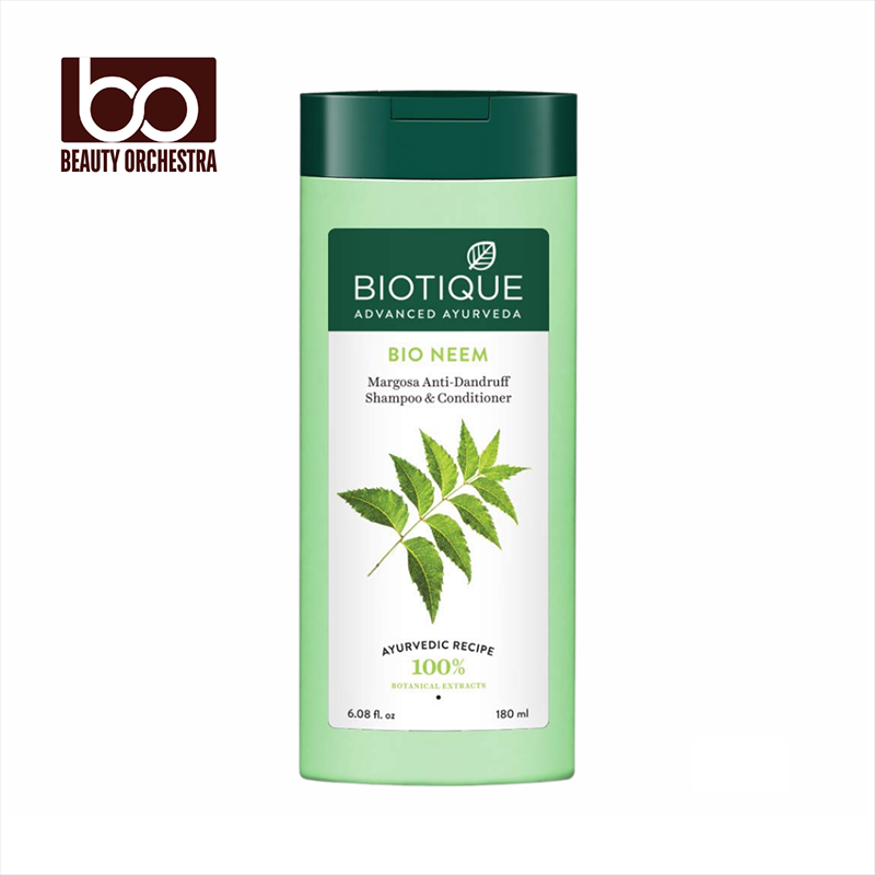 Picture of Biotique Bio Neem Anti Dandruff Shampoo & Conditioner - 180ml