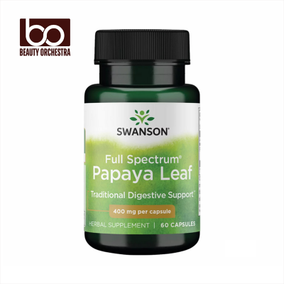 Picture of Swanson Full Spectrum Papaya Leaf 400 mg - 60 Capsules