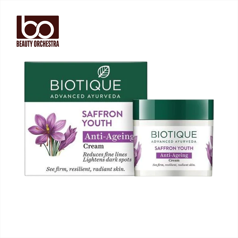 Picture of Biotique Saffron Youth Anti-Ageing Cream - 50g