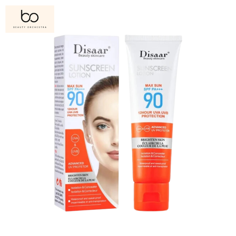 Picture of Disaar Sunscreen Lotion SPF 90 - 50 ml