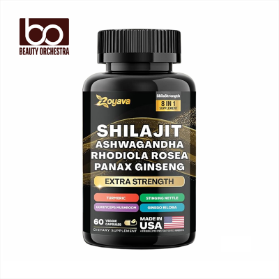 Picture of Zoyava Shilajit Ashwagandha Rhodiola Rosea Panax Ginseng – 60 Veggie capsules