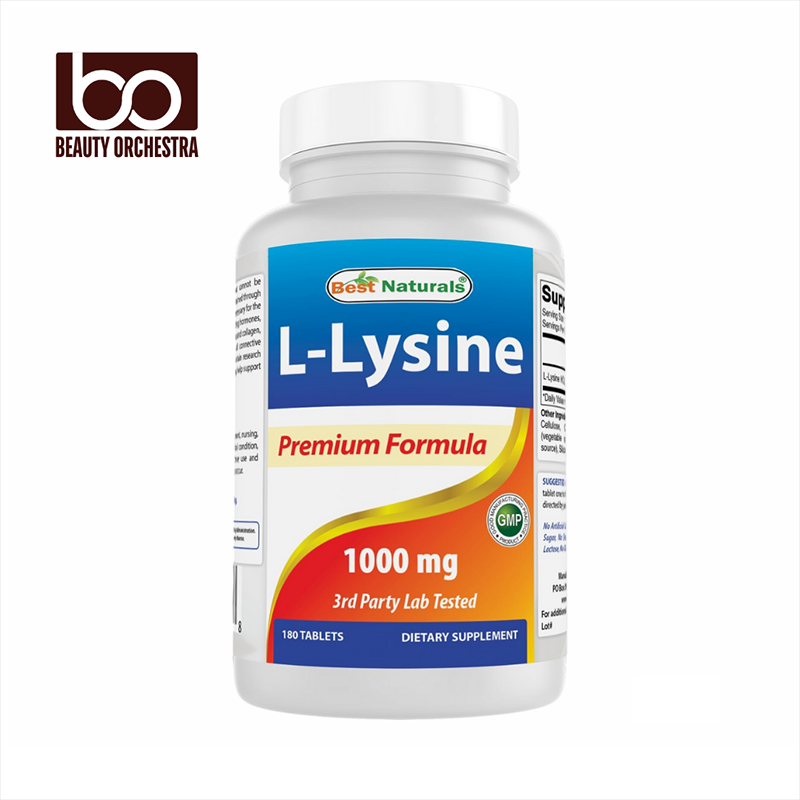 Picture of Best Naturals L-Lysine 1000mg - 180 Tablets