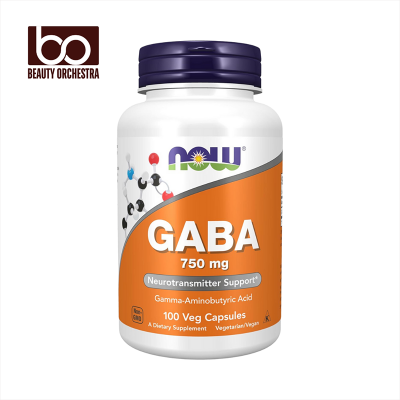 Picture of NOW GABA 750 Mg 100 Veg Capsules