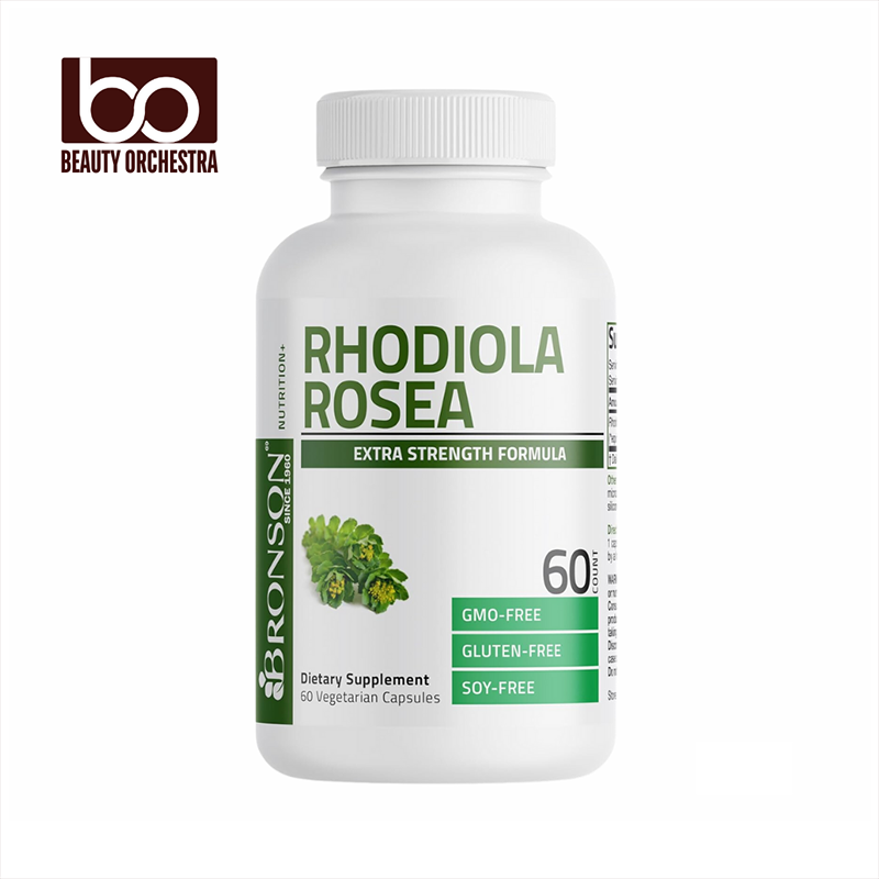 Picture of Bronson Rhodiola Rosea Extra Strength - 60 Vegetarian Capsules