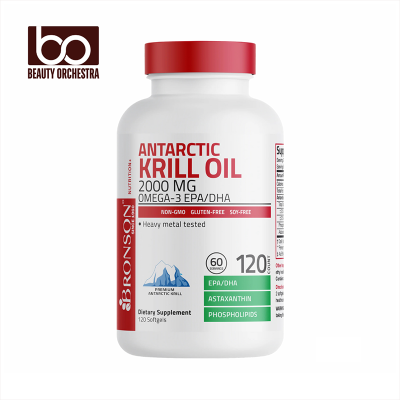 Picture of Bronson Antarctic Krill Oil 2000mg - 120 Softgels