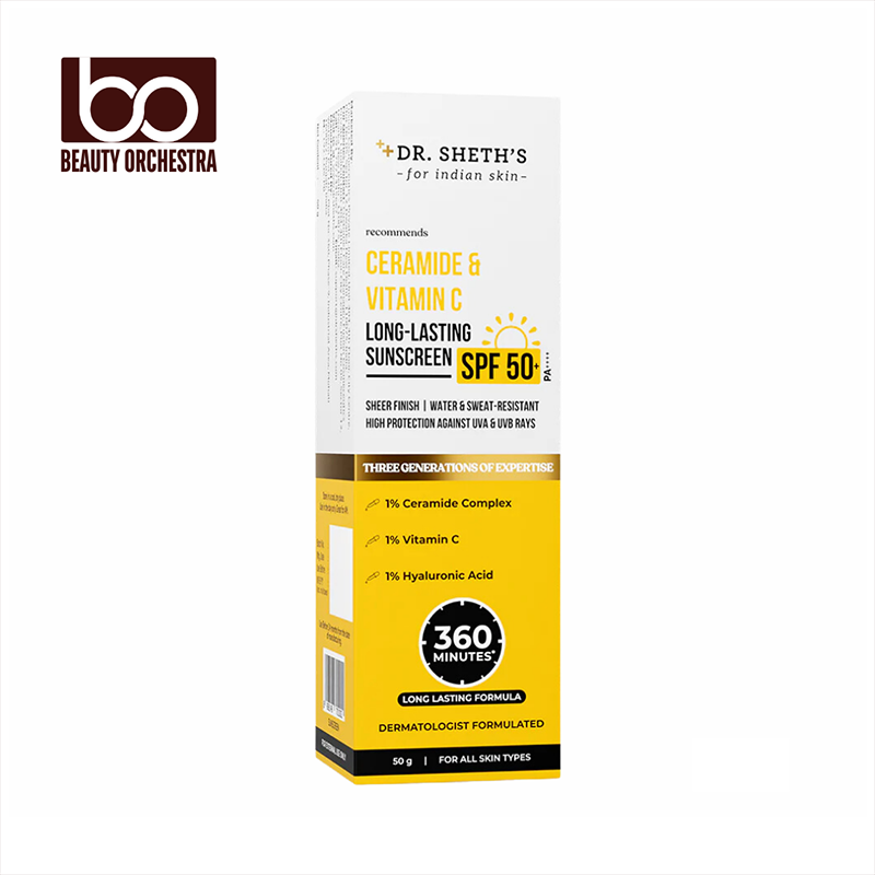 Picture of Dr. Sheth's Ceramide & Vitamin C Long Lasting Sunscreen - 50g