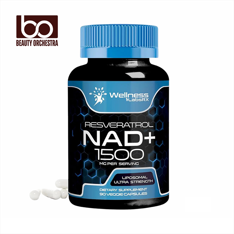 Picture of Wellness Labs RX NAD + Resveratrol 1500mg - 90 Veggie Capsules