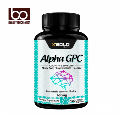 Picture of X Gold Health Alpha GPC Choline 600mg - 120 Veggie Capsules