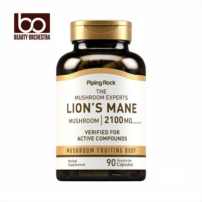 Picture of Piping Rock Lion's Mane Mushroom 2100 mg - 90 Vegetarian Capsules